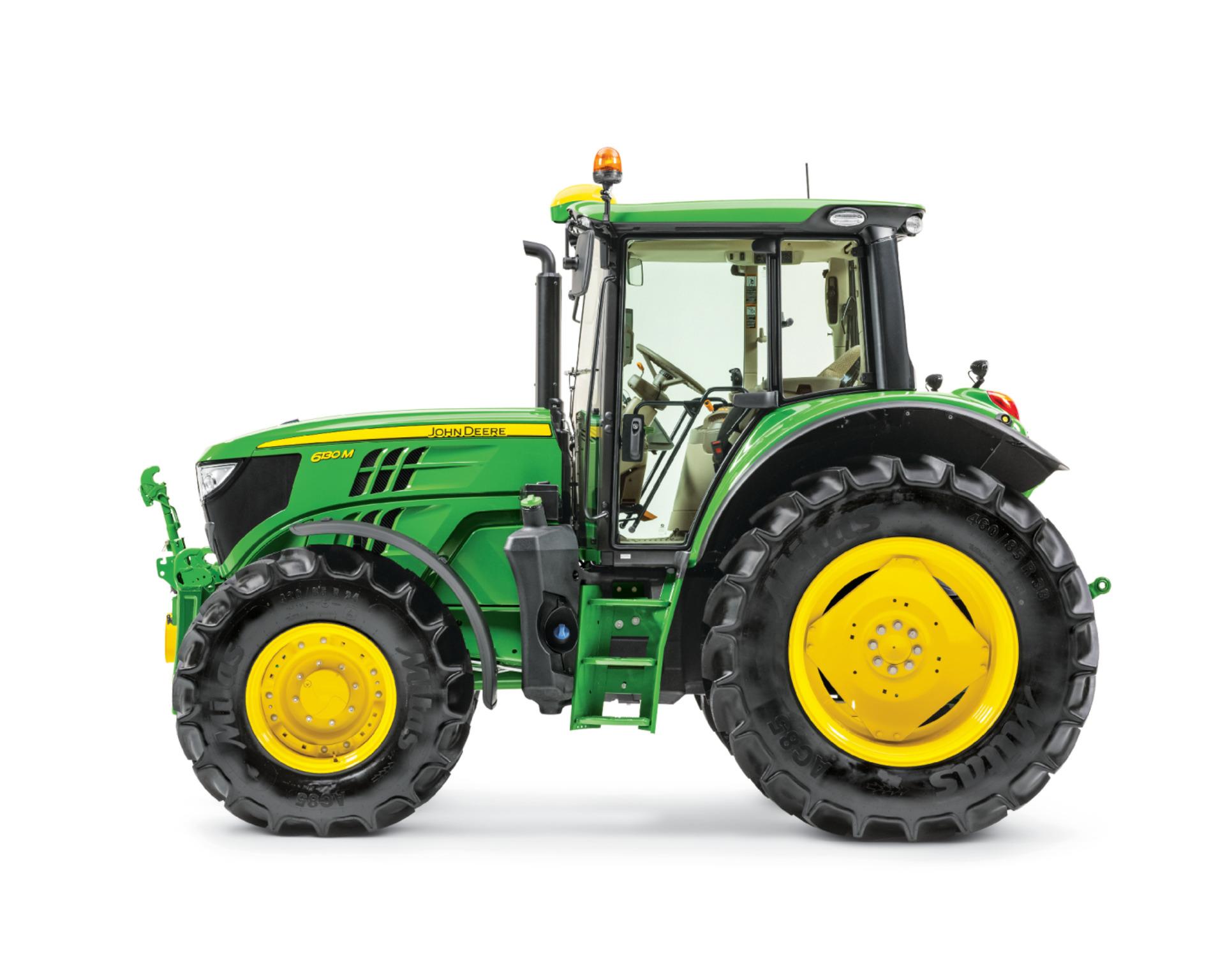 John Deere 6130M tractor.