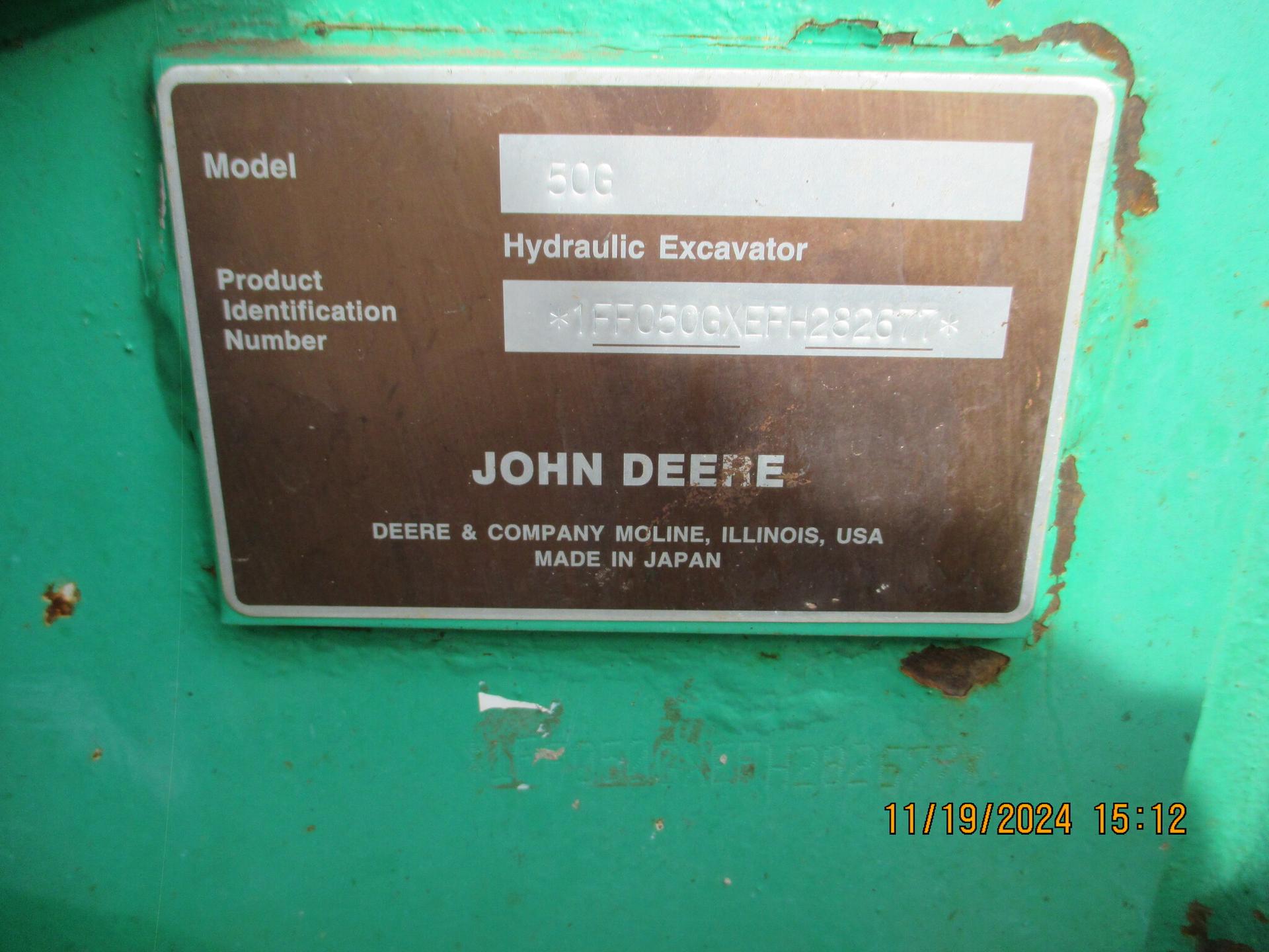 2015 John Deere 50G Image